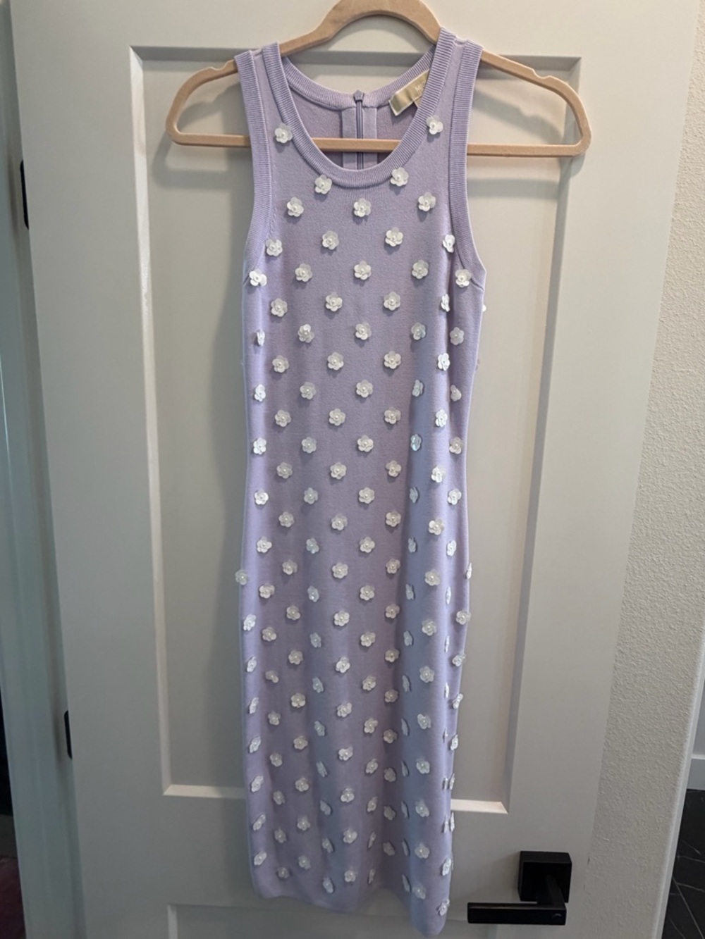 Michael Kors Knit embellished midi